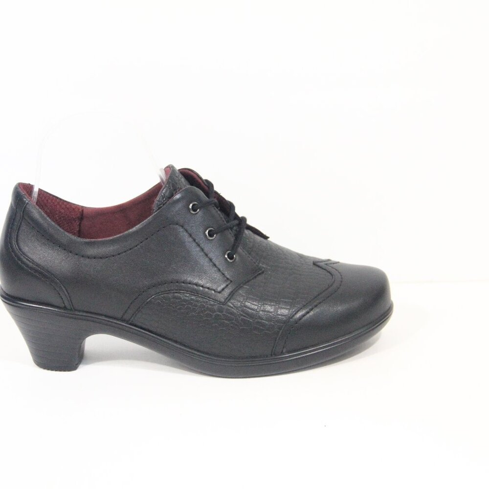Bioheels Orthofeet Natalya Wingtip Bootie 9.5 Women Leather Oxford Shoe - Picture 4 of 10